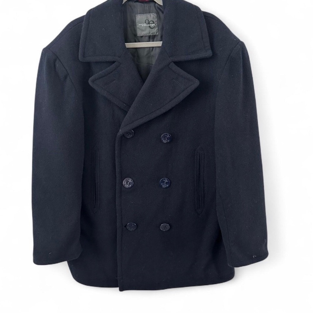 NWOT Outdoor Exchange Men’s Classic Navy Blue Peacoat